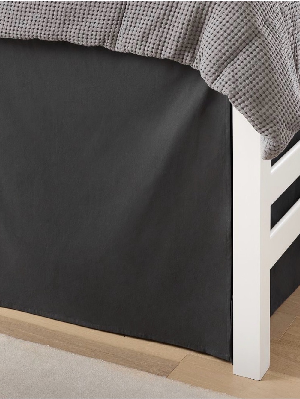 Vaulted twin xl bedskirt